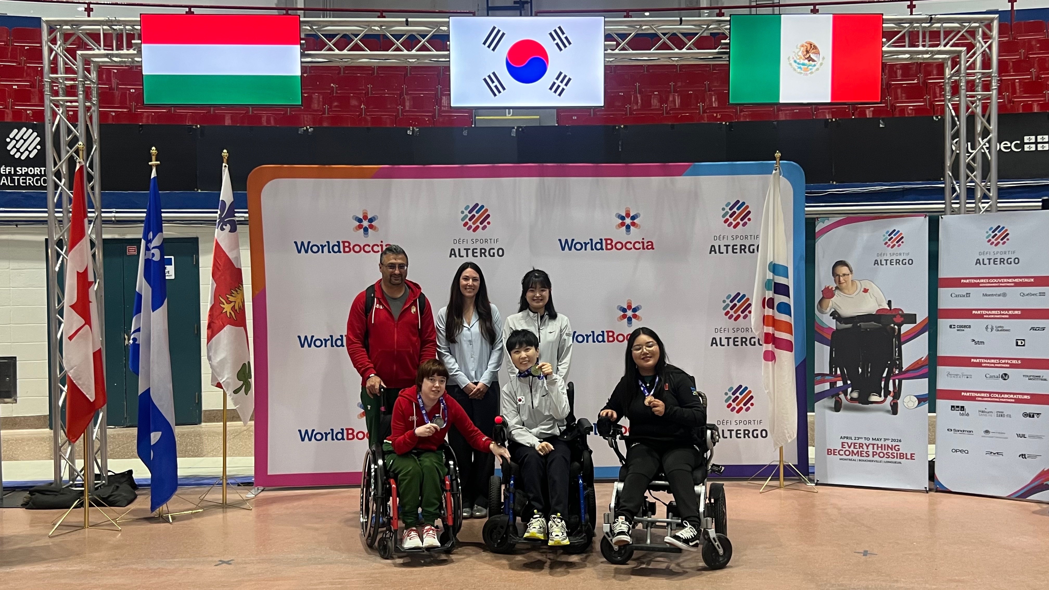 Montreal 2026 World Boccia Cup 시상식