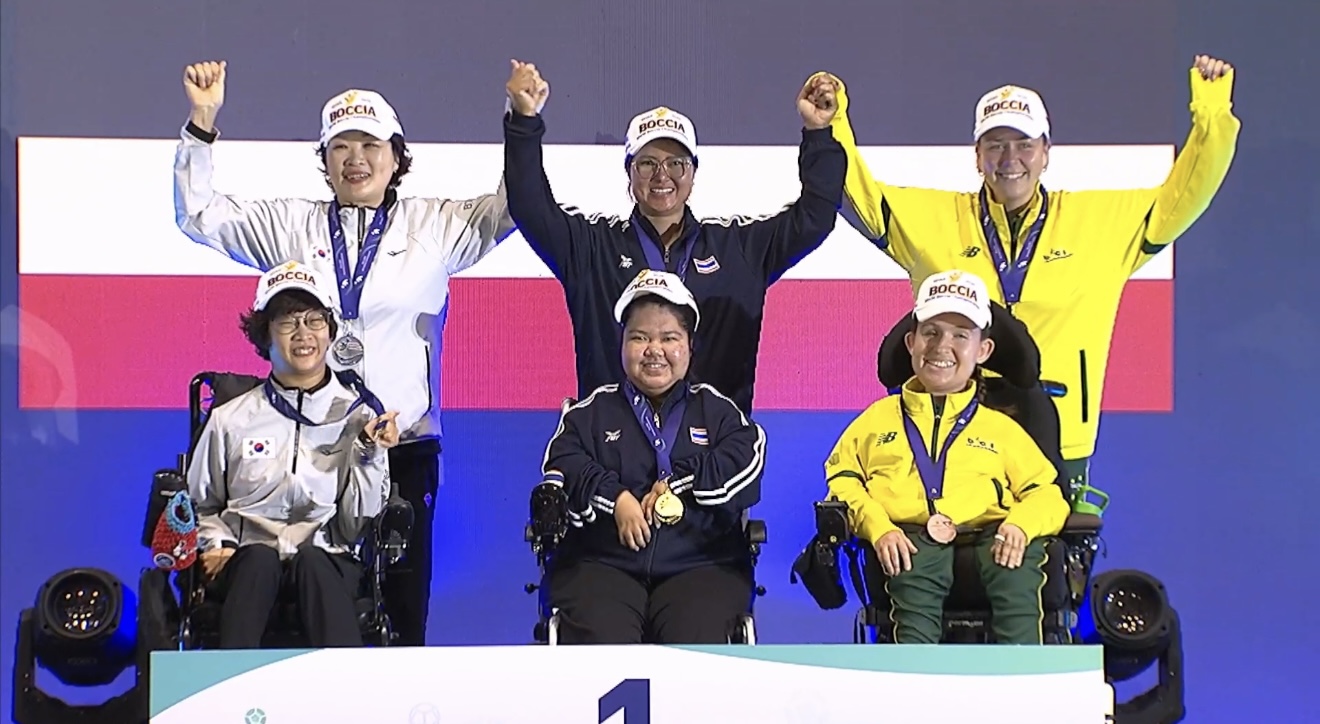 Seoul 2026 World Boccia Championships 개인전 시상식