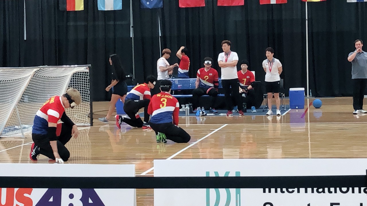 IBSA 세계시각장애인경기대회 골볼 남자,여자팀 경기사진