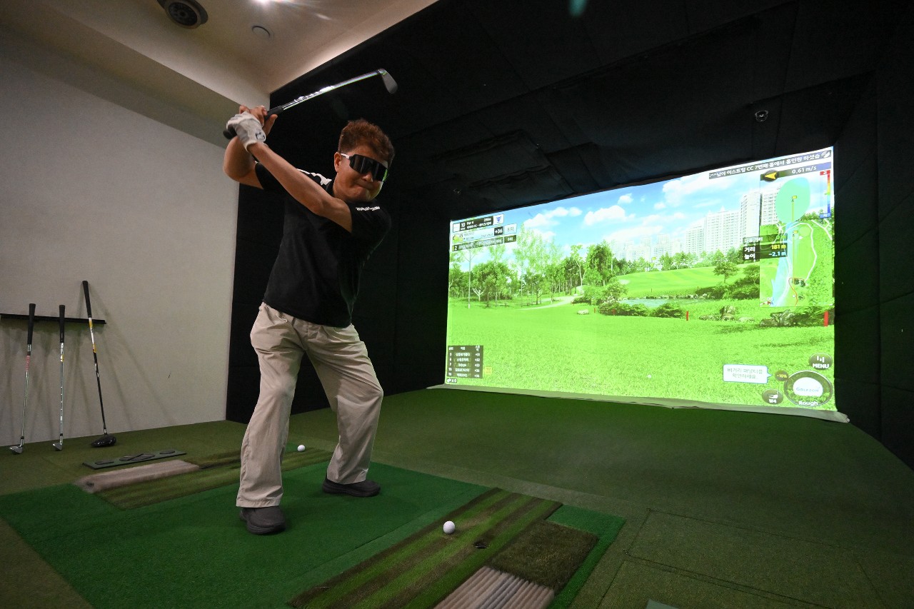 제4회 전국시각장애인체육대제전 종목별 경기사진[스크린골프]