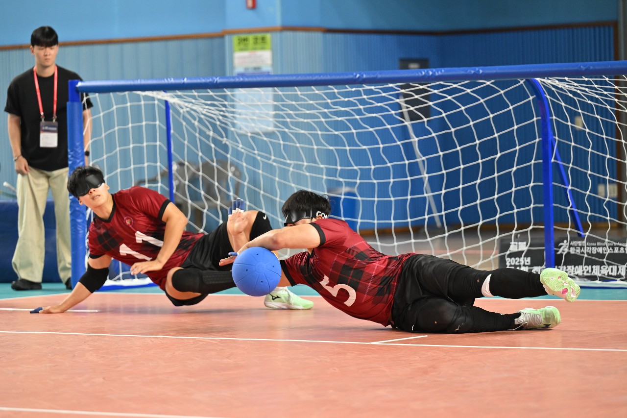 제4회 전국시각장애인체육대제전 종목별 경기 사진[골볼]