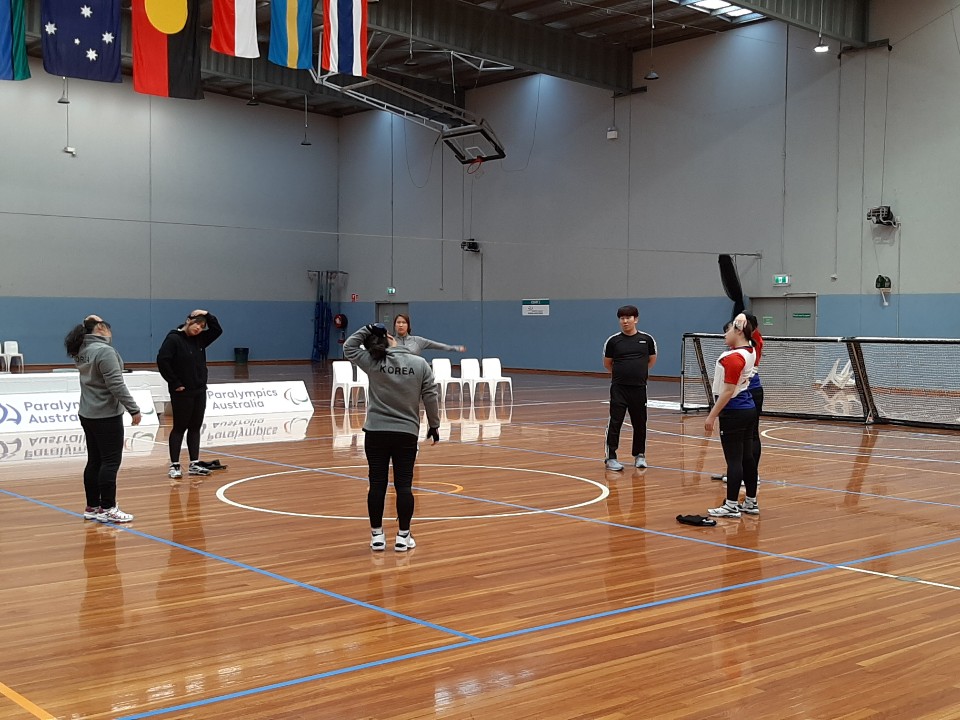 IBSA 세계시각장애청소년경기대회 골볼 선수단 경기사진